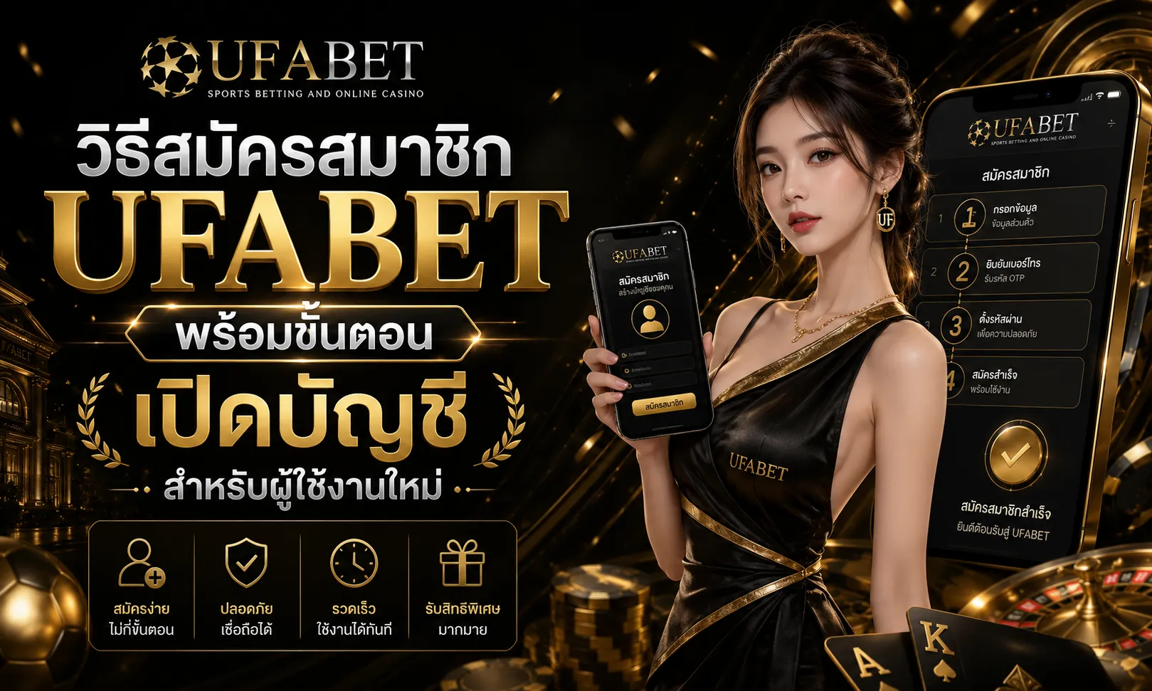 วิธีสมัครสมาชิก UFABET